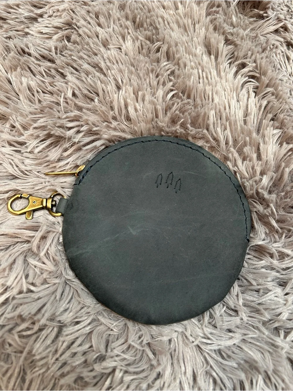 Portland Leather Goods Gordita Pouch in Storm